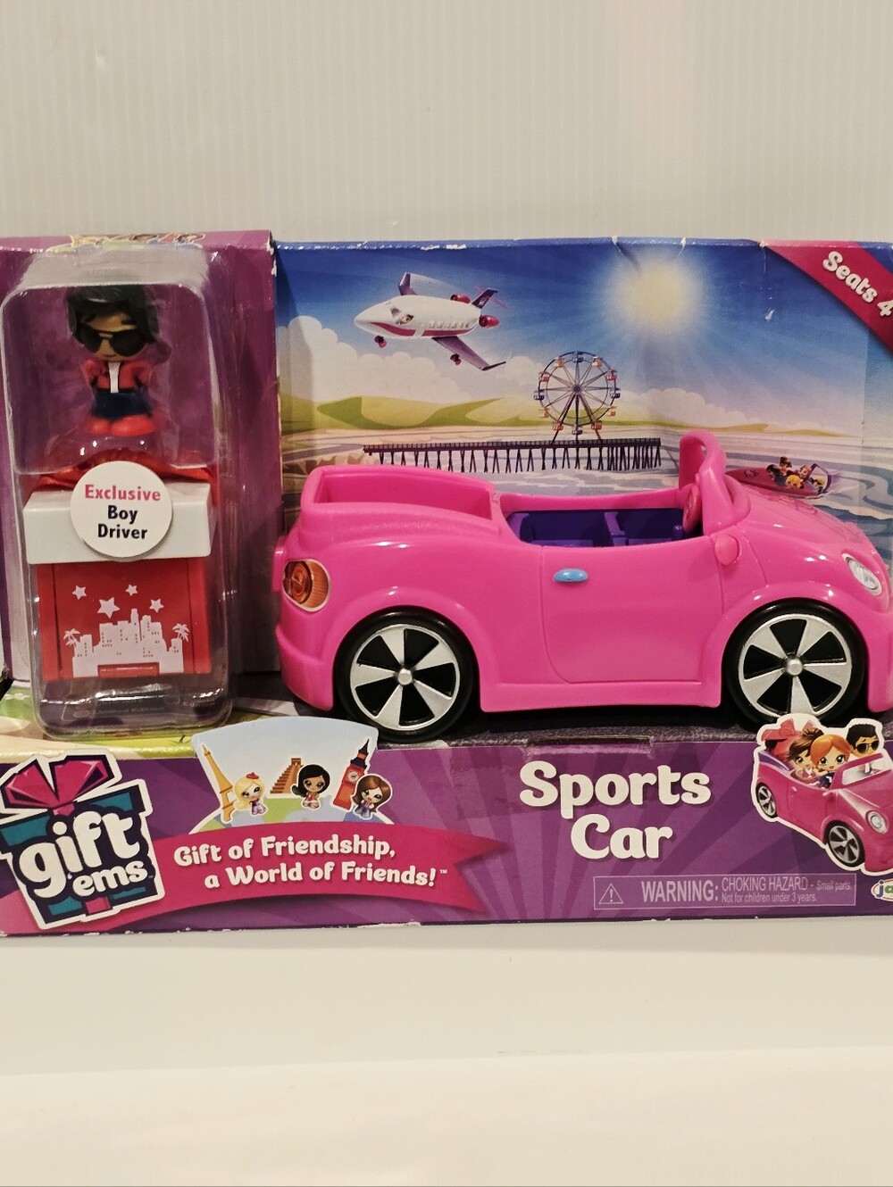 Jakks Pacific Gift Ems Sports Car Vehicle Exclusive Boy Driver New